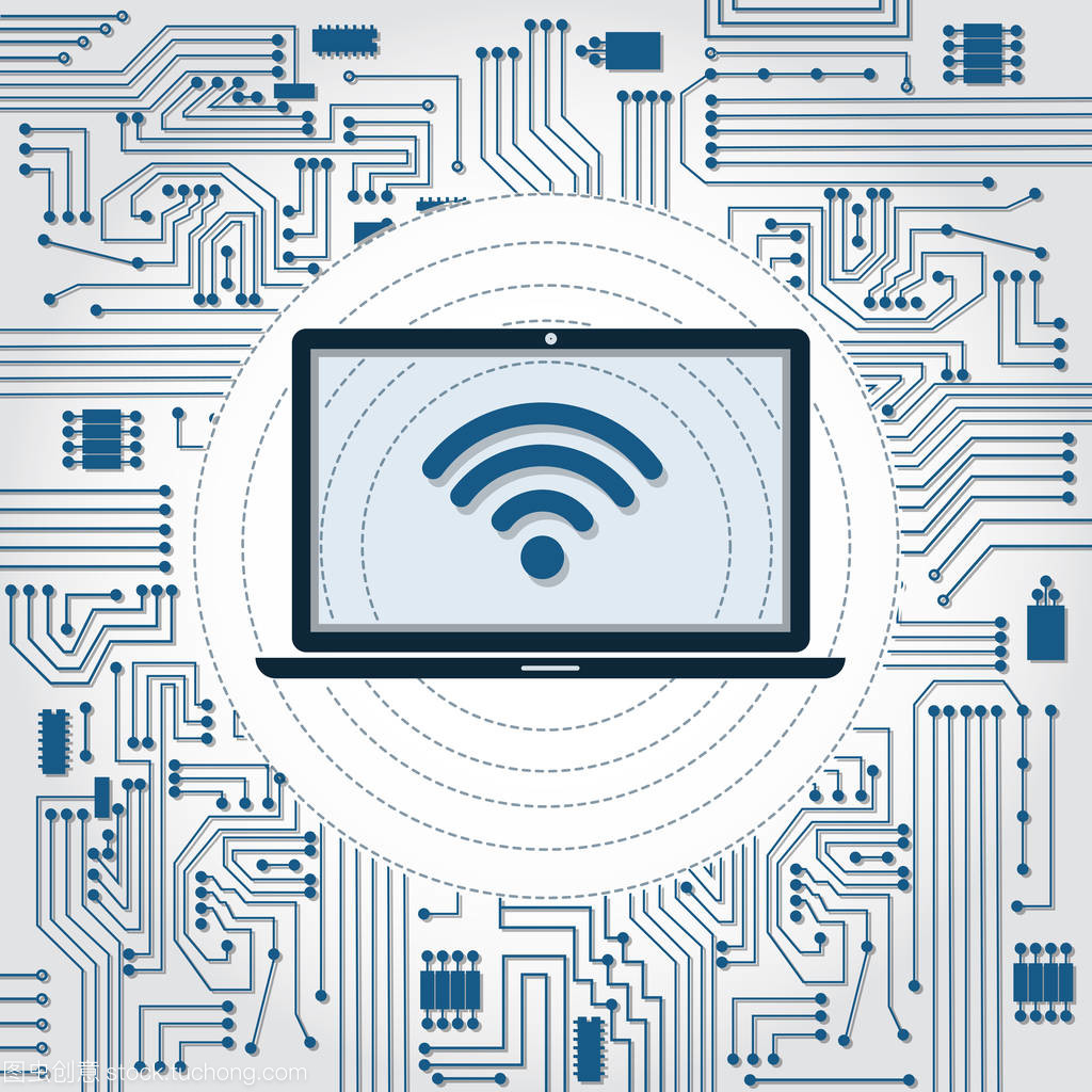 手提電腦、 無(wú)線網(wǎng)絡(luò)和電子產(chǎn)品的電路